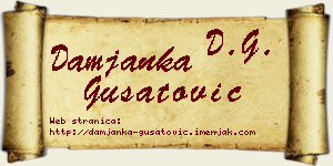 Damjanka Gušatović vizit kartica